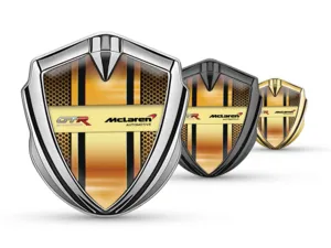 McLaren Metall Emblem Abzeichen High-End Design Drift Look